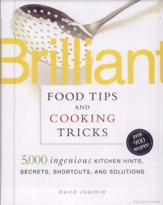 کتاب نکاتی درباره غذای درجه یک و فوت و فن آشپزی