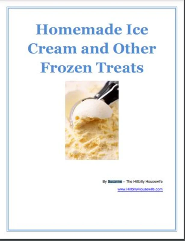 کتاب بستنی و دیگر خوردنی های لذیذ یخی خانگی